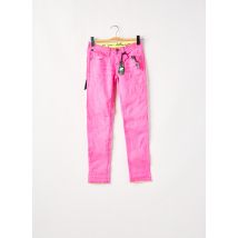 ONE GREEN ELEPHANT - Pantalon slim rose en coton - Femme - Taille 36 - Modz
