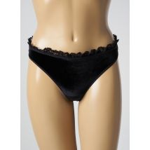 MARLIES DEKKERS - Tanga noir en polyester - Femme - Taille 36 - Modz