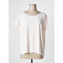 JUVIA - T-shirt rose en coton - Femme - Taille 40 - Modz