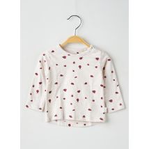 NOPPIES - T-shirt beige en coton - Fille - Taille TU - Modz