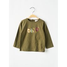 CARREMENT BEAU - T-shirt vert en coton - Garçon - Taille TU - Modz