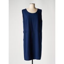 PAKO LITTO - Robe mi-longue bleu en polyester - Femme - Taille 42 - Modz