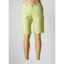 16 SHADES - Bermuda vert en lin - Homme - Taille W32 - Modz