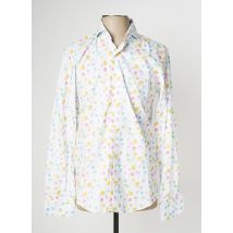 CARLOS CORDOBA - Chemise manches longues blanc en coton - Homme - Taille S - Modz