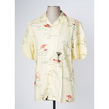 ONLY&SONS - Chemise manches courtes jaune en viscose - Homme - Taille S - Modz
