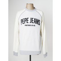 PEPE JEANS - Sweat-shirt blanc en coton - Homme - Taille S - Modz
