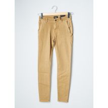 ONLY - Pantalon slim beige en coton - Femme - Taille TU - Modz