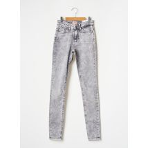 ONLY - Jeans skinny gris en coton - Femme - Taille TU - Modz