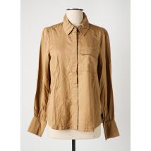 VERO MODA - Chemisier marron en lyocell - Femme - Taille 34 - Modz