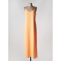 VERO MODA - Robe longue orange en polyester - Femme - Taille 36 - Modz
