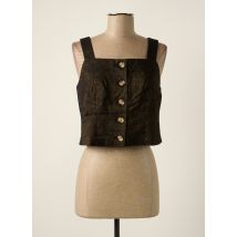 VERO MODA - Chemisier noir en lin - Femme - Taille 40 - Modz