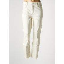 VERO MODA - Pantalon slim beige en coton - Femme - Taille TU - Modz