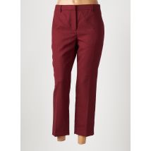 BURBERRY - Pantalon 7/8 rouge en laine - Femme - Taille 40 - Modz