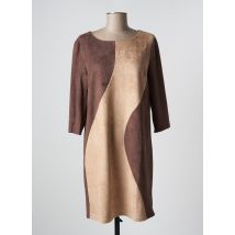 SWEET MISS - Robe courte marron en polyester - Femme - Taille 38 - Modz