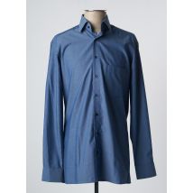 MARVELIS - Chemise manches longues bleu en coton - Homme - Taille S - Modz
