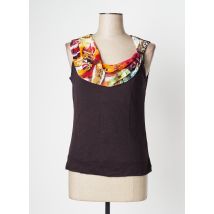 GELCO - Top marron en viscose - Femme - Taille 48 - Modz