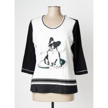 GELCO - T-shirt noir en viscose - Femme - Taille 42 - Modz