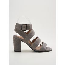 VIONIC - Sandales/Nu pieds gris en cuir - Femme - Taille 36 - Modz