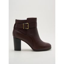 VIONIC - Bottines/Boots marron en cuir - Femme - Taille 36 - Modz