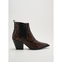 BRUNO PREMI - Bottines/Boots marron en cuir - Femme - Taille 40 - Modz
