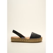ALOHAS - Espadrilles noir en cuir - Femme - Taille 37 - Modz