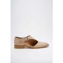 SARENZA - Derbies beige en cuir - Femme - Taille 37 - Modz