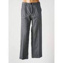 LAB DIP PARIS - Pantalon large gris en coton - Femme - Taille 36 - Modz