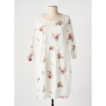 LEÏ-1984 - Robe mi-longue blanc en coton - Femme - Taille 38 - Modz