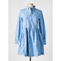 RALPH LAUREN - Robe mi-longue bleu en coton - Femme - Taille 44 - Modz