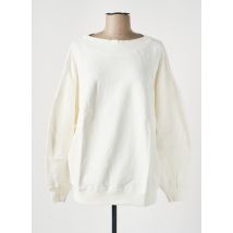 BIZANCE - Sweat-shirt blanc en coton - Femme - Taille 40 - Modz