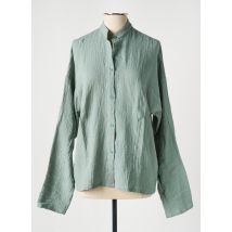 LEÏ-1984 - Chemisier vert en coton - Femme - Taille 34 - Modz