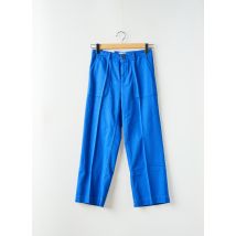 LAB DIP PARIS - Pantalon droit bleu en coton - Femme - Taille W26 - Modz