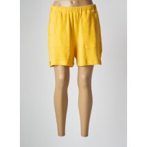 COMPAÑIA FANTASTICA - Short jaune en coton - Femme - Taille 42 - Modz