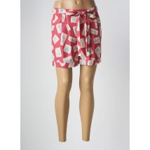 COMPAÑIA FANTASTICA - Short rouge en coton - Femme - Taille 40 - Modz