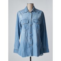 LOLA ESPELETA - Chemisier bleu en coton - Femme - Taille 34 - Modz