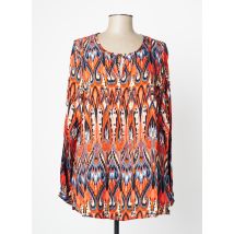 CISO - Tunique manches longues orange en viscose - Femme - Taille 44 - Modz