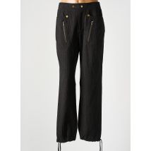 NÜ - Pantalon droit noir en coton - Femme - Taille 52 - Modz