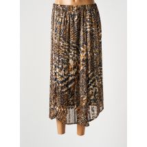 SIGNATURE - Jupe mi-longue beige en polyester - Femme - Taille 38 - Modz