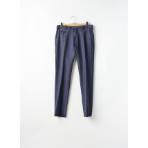 BERWICH - Pantalon slim bleu en laine vierge - Homme - Taille 38 - Modz