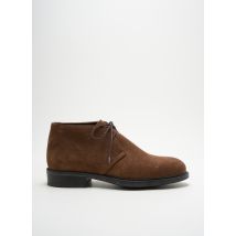MAISON WOOLIES - Bottines/Boots marron en cuir - Homme - Taille 40 - Modz