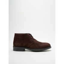 MAISON WOOLIES - Bottines/Boots marron en cuir - Homme - Taille 41 - Modz