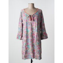 ADMAS - Robe de plage vert en coton - Femme - Taille 40 - Modz