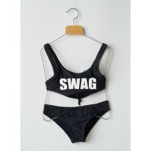 LAGON BLEU - Maillot de bain 2 pièces noir en polyamide - Fille - Taille TU - Modz