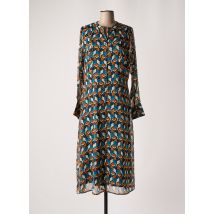 MD'M - Robe longue bleu en polyester - Femme - Taille 40 - Modz