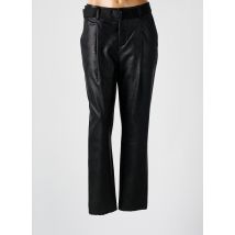 PLEASE - Pantalon slim noir en polyurethane - Femme - Taille 36 - Modz
