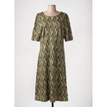 KING LOUIE - Robe mi-longue vert en polyester - Femme - Taille 42 - Modz