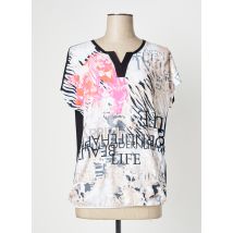 JOY OF LIFE - T-shirt noir en viscose - Femme - Taille 38 - Modz