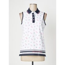 JOY OF LIFE - Polo blanc en coton - Femme - Taille 38 - Modz