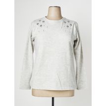 TELMAIL - Pull gris en polyester - Femme - Taille 46 - Modz