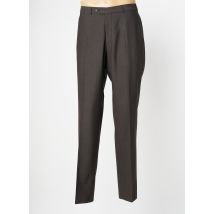 DIGEL - Pantalon droit marron en laine vierge - Homme - Taille 48 - Modz